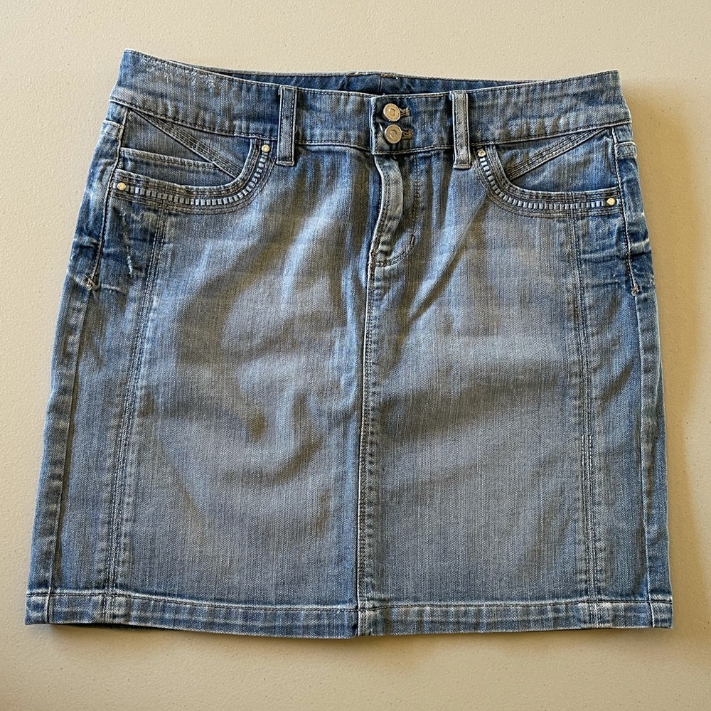 WHBM Jean Skirt